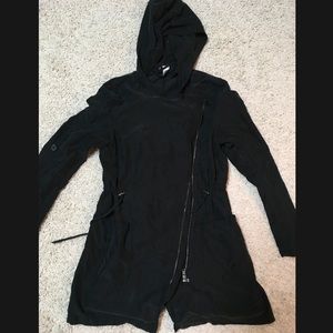 Black ash long sweater